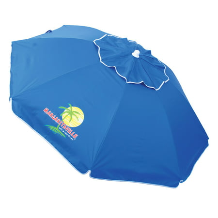 Margaritaville 6.5 ft. UPF 50+ Sun Protection Tilt Umbrella with Sand