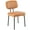 Brown, variant on GIANNA Dining Chairs Set of 2, Sturdy Accent Chairs Modern Faux Leather Desk Chair with Metal Legs for Kitchen, Living Room, Bedroom