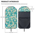 thumbnail image 7 of POLERO White Cherry Blossom Terry Cloth Car Seat Cover, Sweat Proof Non Slip Waterproof Front Seat Cover Fit for Trucks Cars Vans, 7 of 7