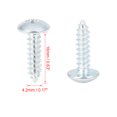 thumbnail image 3 of Unique Bargains 100Set 4.2x16mm U Clip Screw Assortment Car Clips Fasteners Screws for Securing Wires Cables Green, 3 of 7