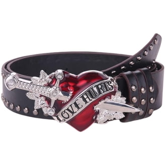 Women Men PU Leather Studded Belt, Y2k Metal Punk Rock Rivet  display picture 1