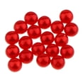 thumbnail image 3 of Langgg 150 Pcs Imitation Perle Sans Trou Charme en Plastique ABS Perles en Vrac Rouge, 3 of 6