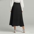 thumbnail image 4 of BUIGTTKLOP Midi Skirts for Women High Waisted Asymmetrical A-Line Ruffle High Low Casual Summer Skirts, 4 of 6