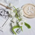thumbnail image 3 of Lily Of The Valley Lamp, Led Table Lamp For Bedroom, Flower Table Lamp, Flower In Glass Lampshade, Bedside Desk Lamp, Artificial Flower Lamp For Bedro, 3 of 4
