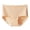 Beige, variant on Annhoo Womens Plus Size Underpants Casual High Waisted Underwear Breathable Boyshort Panties Soft Elastic Slip Shorts