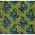 thumbnail image 4 of oneOone Cotton Poplin Twill Light Green Fabric Bird Block Sewing Craft Projects Fabric Prints By Yard 56 Inch Wide, 4 of 4
