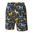 thumbnail image 4 of Balery Flowers Butterfly Traje de Baño Estilo Hawaiano para Hombre, Shorts de Secado Rápido con Bolsillos-Medium, 4 of 6