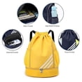 thumbnail image 2 of Sac à Dos Imperméable avec Cordon de Serrage, Sac de Sport avec Compartiment pour Chaussures, Sac à Cordon Étanche pour Hommes et Femmes, 2 of 5