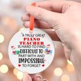 thumbnail image 4 of Piano Teacher Christmas Ornament, Holiday Tree Ornament, Gift for Mom, Love Day Home Decor, Festival Gift Ornament, Keepsake 2025, 4 of 5
