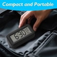 thumbnail image 2 of VOLIVO Digital Alarm Clock with Large Display Showing Month, Date and Temperature, ℃/℉ Switch, Snooze, Battery Operated, Long Battery Life for bedrooms, bedside tables, desks, and office., 2 of 6