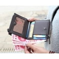 thumbnail image 4 of Ladies Cartoon Cute Zippered Wallet Short Wallet Small Coin Purse Card Holder Panda, 4 of 5