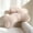 Coffee, variant on Easter Bunny Hug Pillow, 21x15" Super Soft Teddy Velvet Rabbit Silhouette Cuddle Cushion, For Living Room Sofa & Bedroom Decor, Spring & Easter Gifts