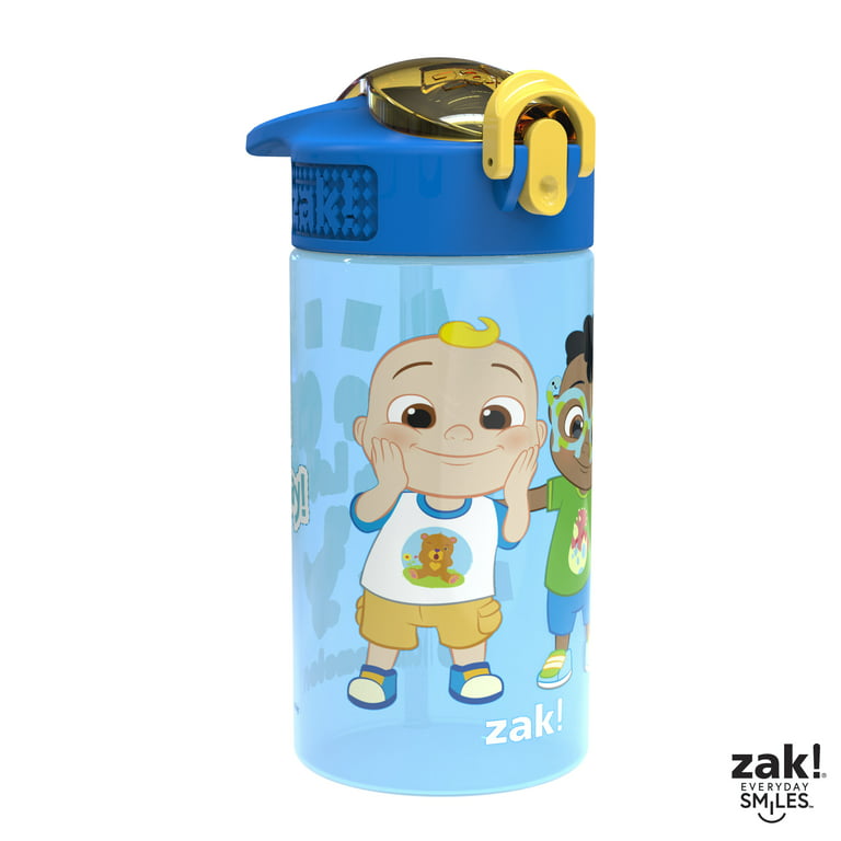 Zak Designs Teenage Mutant Ninja Turtles Kids Water Bottle for School or Travel, 16oz 2-Pack Durable Plastic Water Bottle with Straw, Handle, and Leak