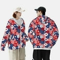 thumbnail image 3 of KLL American Stars2 Print Men's Women’s UPF 50+ Sun Protection Outdoor Hoodie Jacket Long Sleeve Fishing Hiking Performance Shirt-Large, 3 of 6
