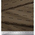 thumbnail image 3 of Soimoi Cotton Cambric Fabric Square & Spiral Geometric Print Fabric by the Yard 56 Inch Wide, 3 of 3