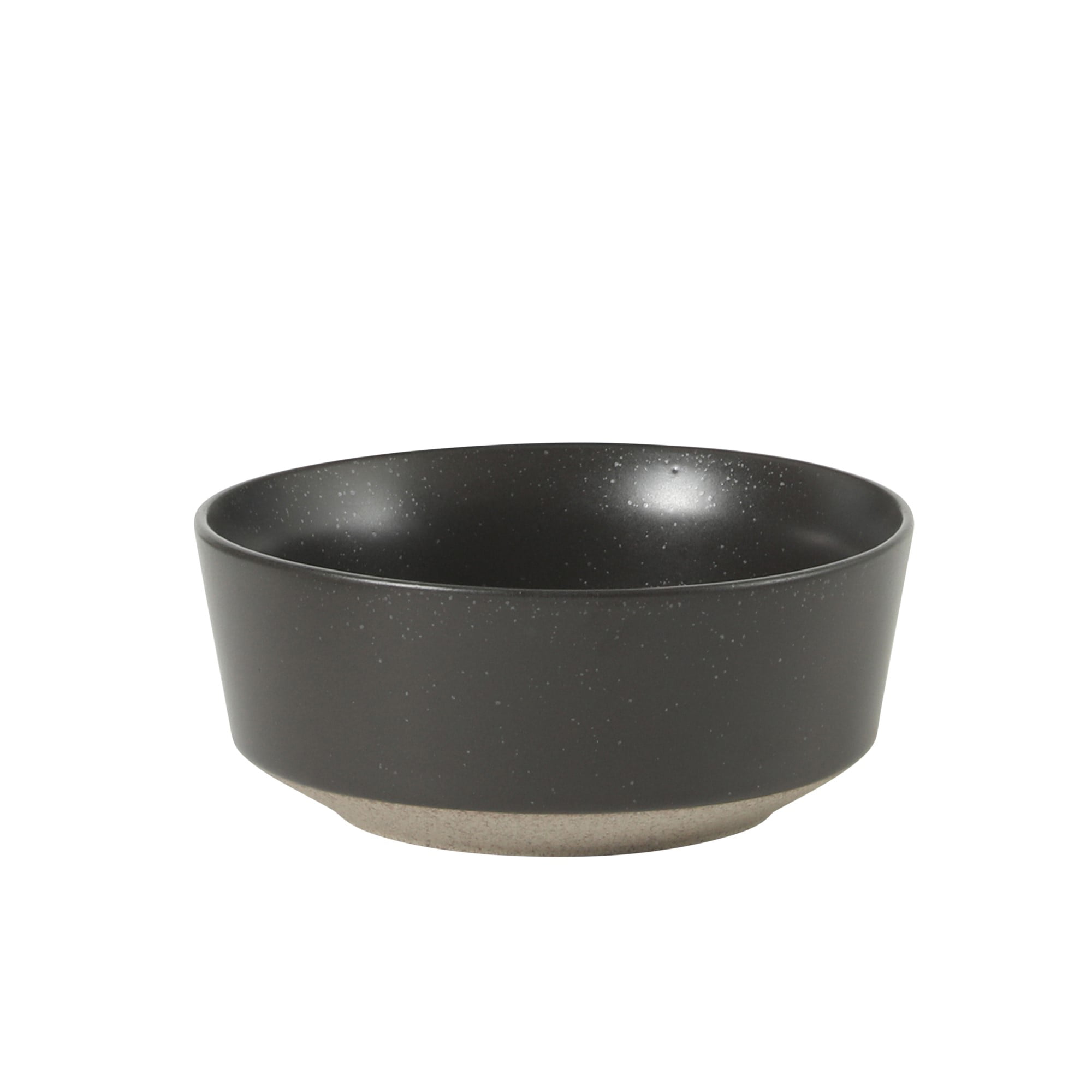 Gibson Elite Overbrook 16-Piece Pottery Clay Stoneware Dinnerware Set – Black Reactive Glaze, Stackable Plates and Bowls W/ Pasta Bowl, Service for 4 – Microwave & Dishwasher Safe