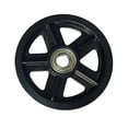 thumbnail image 4 of AURARMLET Black Nylon Barn Door Roller Pulley Replacement for Smooth Sliding Hardware, Homeowners Door Accessory, 4 of 8