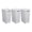White Smoke, variant on Laundry Hamper Basket With Lid 60 Liter - Deluxe Wicker Style Brown Color - 1.70 Bushel Bin With Cutout Handles To Storage Dirty Cloths in Washroom Bathroom, Or Bedroom. By