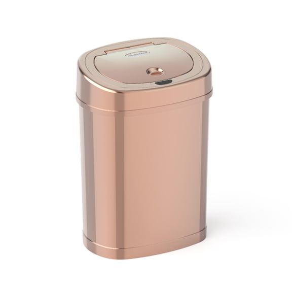 Ninestars 4 Gal Motion Sensor Trash Can, Gold