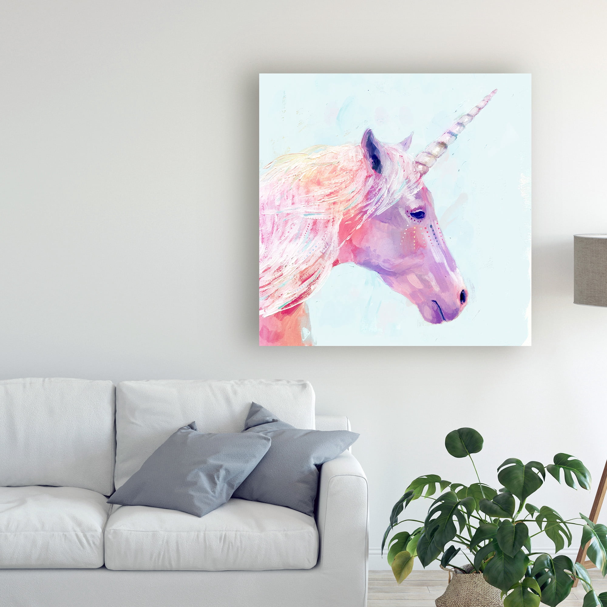 Victoria Borges 'Mystic Unicorn I' Canvas Art