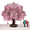 Cherry Blossom, variant on WaaHome Pop Up Valentines Day Card - Romantic 3D Hedgehog Valentine Pop Up Card for Wife, Husband, Girlfriend, Boyfriend Handcrafted Valentine's Day Anniversary with Envelope & Note