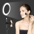 thumbnail image 4 of Mistaha 16cm/ 6inch LED Video Ring Light Lamp Dimmable 3 Lighting Modes USB Powered with, 4 of 8