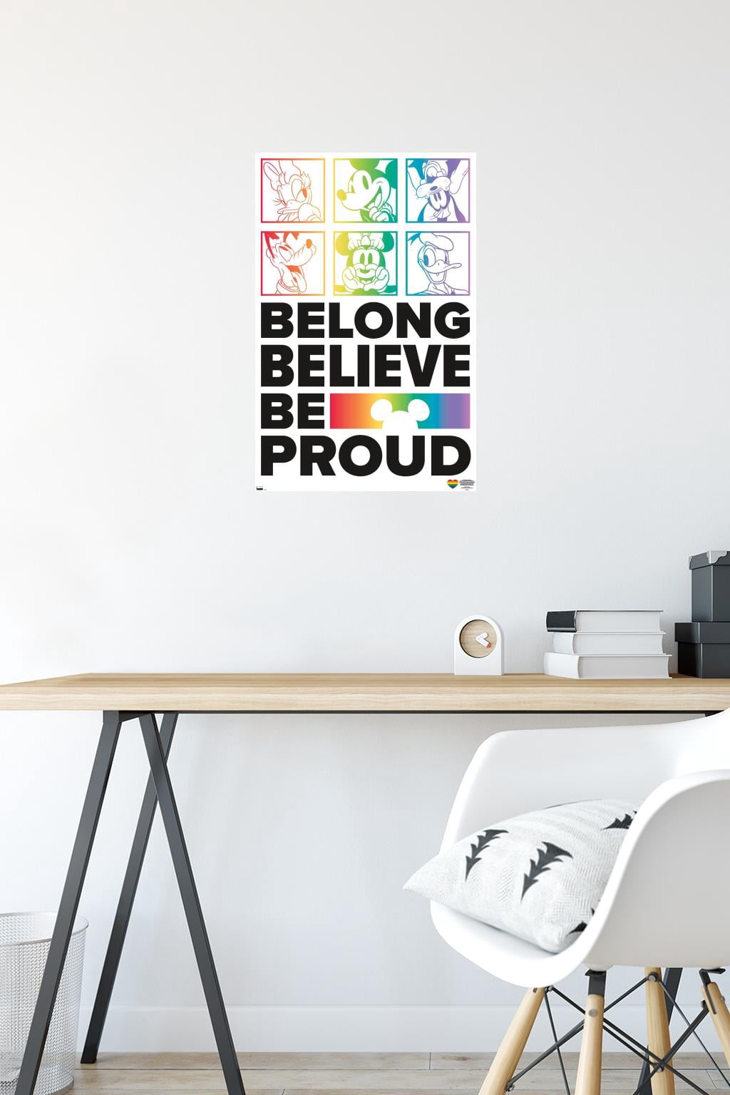 Disney Mickey Mouse - Belong Wall Poster, 14.725" x 22.375"