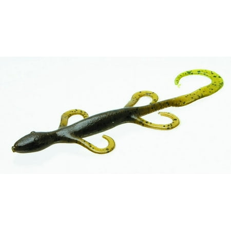 Zoom Lizard Fishing Bait Green Pumpkin Chartreuse 6" 9-pack Soft Baits