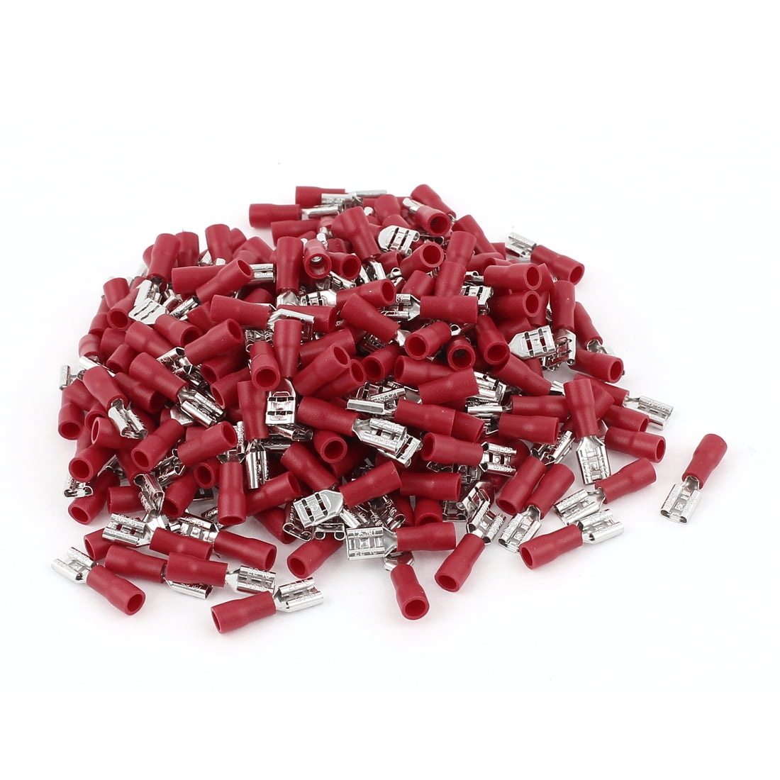 240pcs FDD1187 A.W.G 2216 Wire Female Spade Insulated Terminal Connector Red