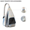 thumbnail image 2 of Retro Aesthetic Sling Backpack – Artistic Crossbody Bag for Men & Women, Small Travel Backpack for Essentials & Commuting, 2 of 4