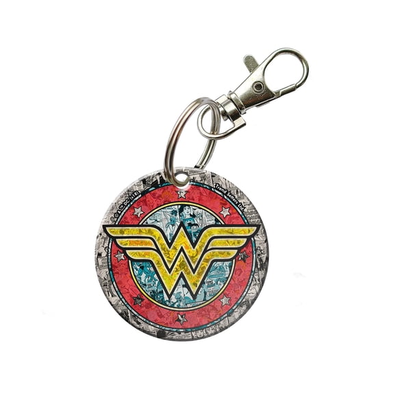 DC Comics (Wonder Woman - Logo Shield) Acrylic Keychain ACPKRCIR401