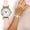 C, variant on Hearth & Gear Fashionable Ladies' Watch Gorgeous And Compact Ladies' Watch Casual And Style Elegant Ladies' Watch Pack of Men's Wrist Watch Wind up Wrist Watch for Women Light up Watch 34mm Watch Mens