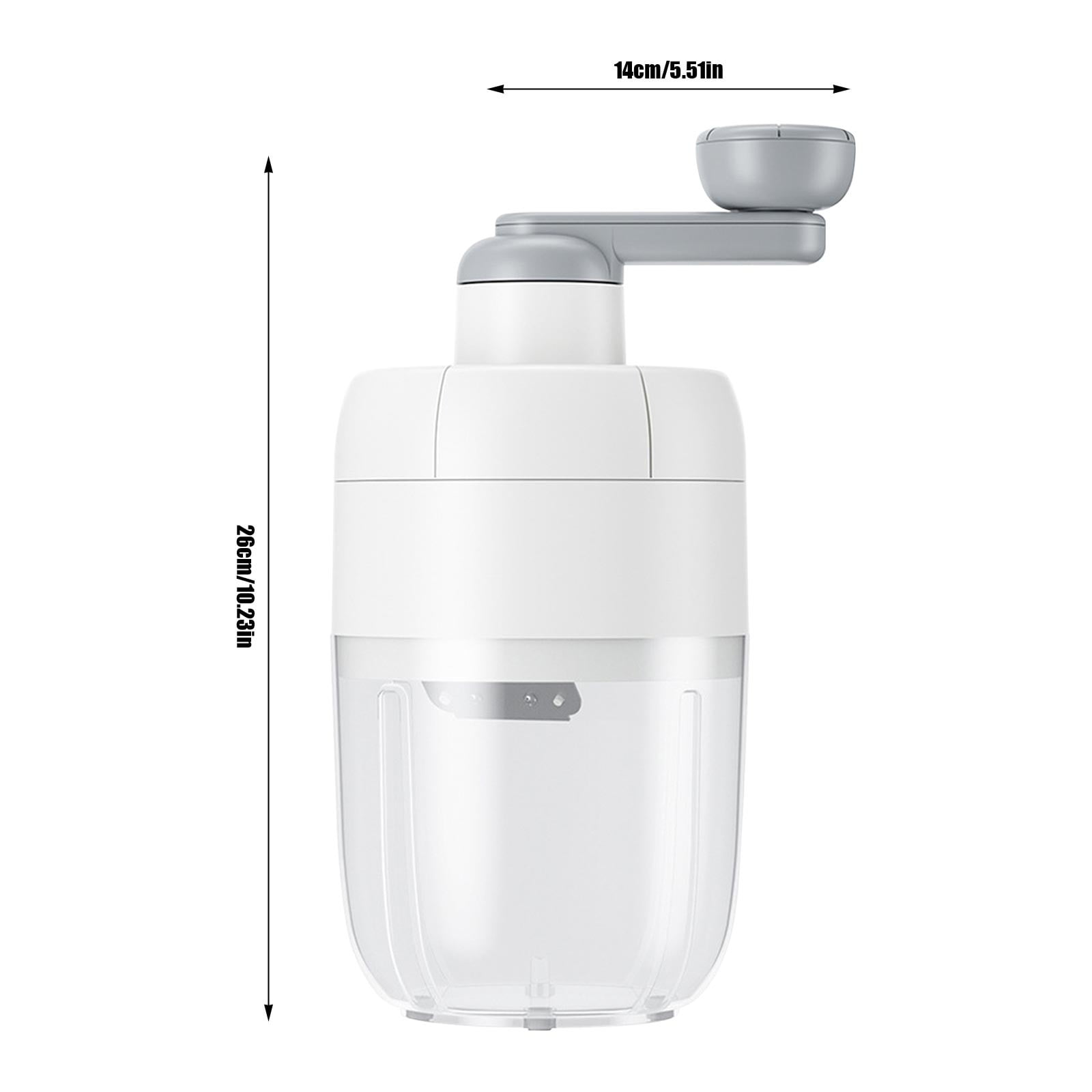 XKHBDL Hand-cranked Shaver Ice and Snow Cone Machine, Manual Shaved Ice Machine Household Protable Small Slushie Machine - BPA Free