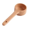 thumbnail image 2 of Cuchara medidora de madera, cuchara de café de madera con mango largo, minicucharadita para oficina, cocina, comida para mascotas, accesorio para S, 2 of 8
