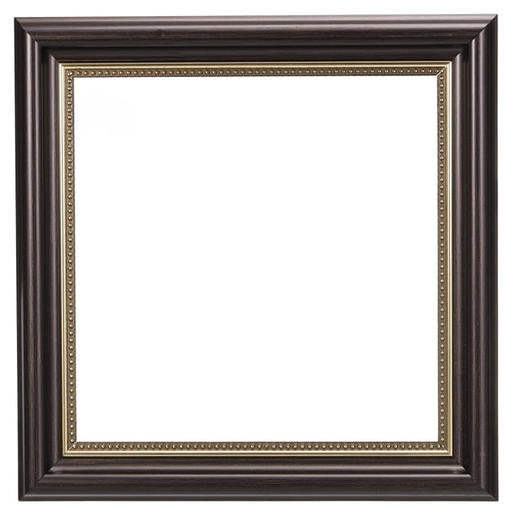 Uxcell Frame for Canvas Painting 8x8" Resin Canvas Floater Frames Brown/Black/Gold