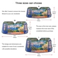 thumbnail image 5 of Yayeee Car Windshield Sun Shade Universal Fit Front Visor Protector, Blue Window, 5 of 8