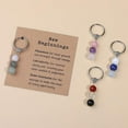 thumbnail image 5 of Natural Crystal Keychain – Healing Stones Keychain for Anxiety Relief, Small Crystal Keychain Gift for New Beginnings, Positive Energy and Spiritual Balance, 5 of 10