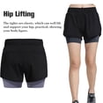 thumbnail image 2 of Minnieouse Pantalones cortos de Yoga para mujer, mallas cortas elásticas para correr, entrenamiento, gimnasio, pantalones deportivos, cintura alta, ropa Prendas para la parte inferior del cuerpo SG Minnieouse AP018985-03, 2 of 6