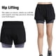 thumbnail image 3 of Qarigey Pantalones cortos de Yoga para mujer, mallas cortas elásticas para correr, entrenamiento, gimnasio, pantalones deportivos, cintura alta, ropa Prendas para la parte inferior del cuerpo 4XL Qarigey AP018985-06, 3 of 6