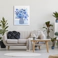 thumbnail image 2 of Blue Mixed Flower Bouquet Botanical & Floral Graphic Art Gallery Wrapped Canvas Print Wall Art, 2 of 7