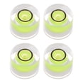 thumbnail image 1 of Unique Bargains 4 Packs Round Bubble Level 8x5.5mm Mini Circular Bullseye Spirit Levels for Leveling Camera Tripod Telescope, Lime, 1 of 6