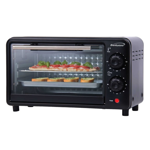 Brentwood 700-Watt 2-Slice Countertop Toaster Oven