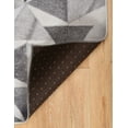 thumbnail image 3 of Linon Laredo Trenton Woven Polyester 6'7"x9'7" Rug in Gray, 3 of 3