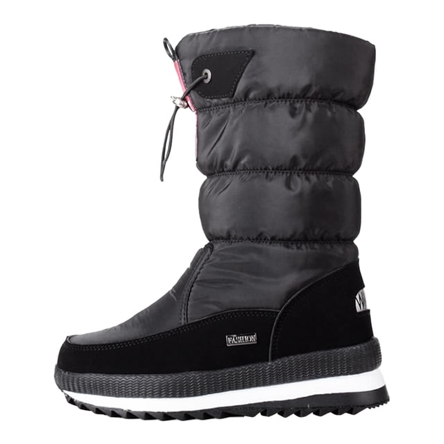 Botas Media Caña para Mujer Antideslizantes Nieve Invierno Calzado Cómodo