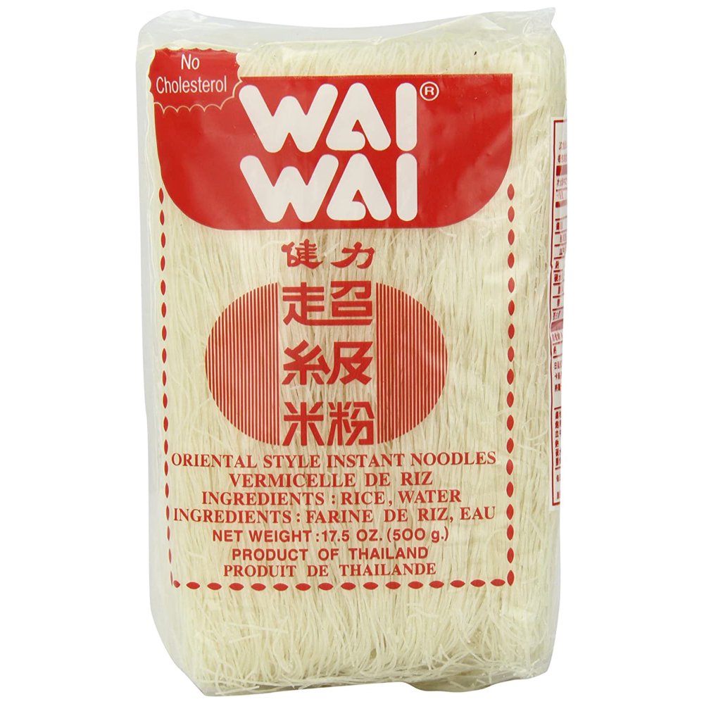 Wai Oriental Style Instant Noodles Rice Stick, 17.5Ounce (Pack of 6