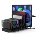thumbnail image 1 of Estación de Carga Unitek 120W con 10 Puertos USB PD de Carga Rápida, 1 of 8