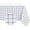 White, variant on Rectangle Plastic Tablecloth, 100% Waterproof Oil-Proof Checkered PVC Table Cloths, Heavy Duty Vinyl Table Covers for Dining, Camping, Picnic, Outdoor - 54 x 78 Inch, Blue Checkered