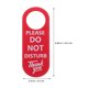 thumbnail image 2 of unbranded 2Ud Señal Colgante Para Puerta No Molestar Rojo Con Doble Ideal Para Y Oficinas, 2 of 5
