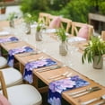 thumbnail image 4 of Spring Purple Hydrangea Cloth Napkins, Country Flowers Garden Plants Washable and Reusable Dinner Napkins Set of 8, Table Napkin for Kitchen Party Birthday Wedding Hotel Housewarming 20"x20", 4 of 9