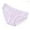 Purple, variant on hoksml Ribbed Lace Panties for Women - Comfortable Briefs with Bow Detail, Everyday Underwear